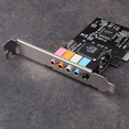 thumbnail image 3 of Carte Son 3X PCIe 5.1, Carte Audio 3D PCI Express Surround pour PC avec Haute Performance Sonore Directe et Support, 3 of 9