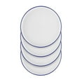 thumbnail image 3 of Mainstays Blue Rim Stoneware Dinner Plate, 3 of 5