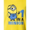 thumbnail image 3 of Despicable Me Womens' Minions 1 In A Minion Sleep Pajama Set Short, 3 of 7