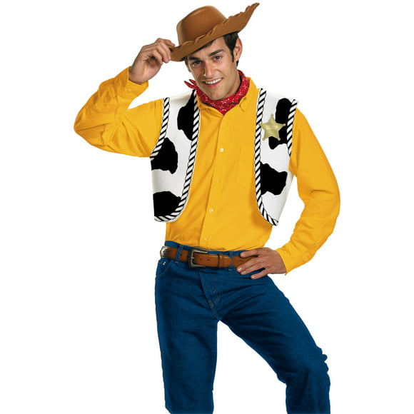 Disney Pixar Toy Story Woody Men's Halloween Fancy-Dress Costume for Adult, One Size