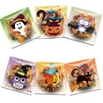 thumbnail image 2 of 100 Pcs Halloween Treat Bags Self Adhesive Clear Bags Pumpkin Cat Patterns Trick or Treat Cellophane Bag, Clearance, for Cookies Candy Gifts Chocolate Halloween Party Favors, 2 of 8