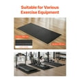thumbnail image 2 of KFFKFF Treadmill Mat for Carpet Floor, 1/4" Thick, 36" x 78" Exercise Equipment Mat for Treadmills, Elliptical, Rowing Machine, High Density PVC Floor Protector, 2 of 9