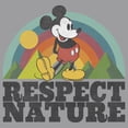 thumbnail image 2 of Boy's Mickey & Friends Mickey Mouse Respect Nature  Pull Over Hoodie Athletic Heather X Large, 2 of 4