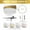 Gold, variant on Bakell - Professional Series Airbrush Gun Kit (Classic Black) Including Four, 4g Jars of Luster Dust for Cake Decorating, Art and Crafting!