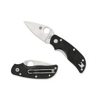 SPYDERCO CAT FOLDER 2.5" 440C STAINLESS DROP POINT G-10 BLACK