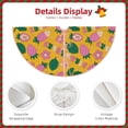 thumbnail image 3 of Balery Strawberry Printed Christmas Tree Skirt , Merry Christmas Party Christmas Tree Decoration,Adjustable Tree Skirt-36", 3 of 6