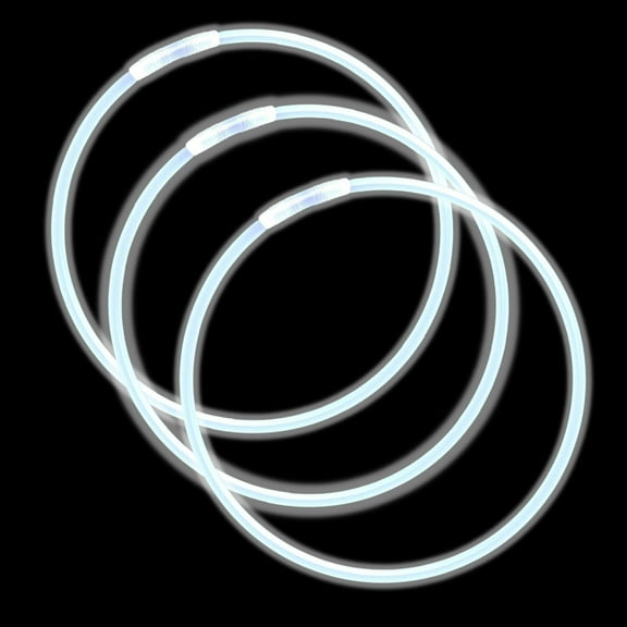 22" White Glow Necklace