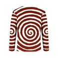 thumbnail image 3 of DDAPJ pyju Men's 3D Optical Illusion T-Shirts Long Sleeve Printed Henley Shirt Novelty Graphic Tees Big and Tall Fashion Streetwear Tops Limited Time Deals Wine 5XL, 3 of 5