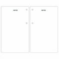 thumbnail image 4 of Two-Color Desk Calendar Refill, 3.5 x 6, White Sheets, 12-Month (Jan to Dec): 2026 | Bundle of 10, 4 of 4
