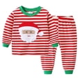 thumbnail image 1 of Ropa de dormir de algodón para bebé, Conjunto de pijama informal de Papá Noel para niños y niñas, conjuntos de ropa para niños de 2 a 7 años, 1 of 3