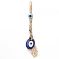 thumbnail image 1 of Turkish Glass Amulet Blue Lucky Eye Charm Turkish Evil Eye Wall Hanging Lucky Protection, 1 of 8