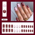 thumbnail image 2 of Décoration de Noël Fofosbeauty Faux Ongles, Carrés à Presser, Chapeaux de Père Noël Rouges, 2 of 7