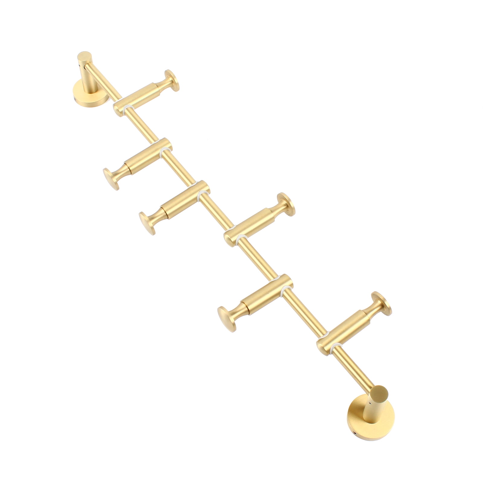 Industrial Vintage Wall-Mounted Stand with 6 Swivel Arms, Rotating