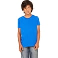 thumbnail image 1 of Bella + Canvas T-Shirt à Manches Courtes pour Jeunes - Bleu ROYAL - L, 1 of 3