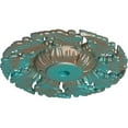 thumbnail image 3 of Ekena Millwork 14 5/8"OD x 2 1/4"P Needham Ceiling Medallion (Fits Canopies up to 4 1/4"), Hand-Painted Copper Green Patina, 3 of 6