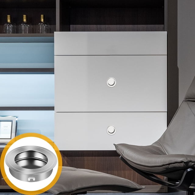 IDEANATEGRATE 15Ud Manijas Integradas De Inoxidable Para Muebles Con Elegante Color Plata