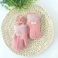 thumbnail image 2 of Children Winter Mittens Knitted Wool Gloves Clothing Accessories 1-7Y Kid Gloves, 2 of 18