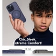 thumbnail image 6 of Strong  for iPhone 15 Pro Max Case, [Compatible with Magsafe] [13FT  Grade Drop Protection] Slim Shockproof Translucent Matte Case for iPhone 15 Pro Max 6.7 inch - Deep Blue, 6 of 16
