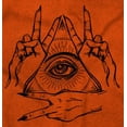 thumbnail image 2 of Illuminati Pyramid All Seeing Eye Women's Graphic T Shirt Tees Brisco Brands S, 2 of 6