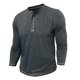 thumbnail image 4 of pstuiky camisas de manga larga para hombre, Blusas informales de manga larga con cuello redondo y cuadros para hombre, finas y transpirables camisetas de hombre l, 4 of 7