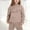 Khaki, variant on Stylish Lightweight Hoodie Sweatshirt and Long Pants Set for Girls - Trendy Kids Outfit for Casual Wear or School Days