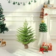 thumbnail image 7 of Mini Christmas Tree 23.62inch Artificial Christmas Tree With Lights Small Desktop Christmas Tree Light Up Battery Operated Snow Flocking Xmas Pine Tree For Holiday Indoor Decoration Gift, 7 of 7