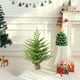 thumbnail image 5 of Árbol de Navidad de Escritorio de 24 Pulgadas con Simulación de Pe, Decoración Flocada con Luz, Decoración Interior, Adornos de Regalo Navideños, 5 of 6