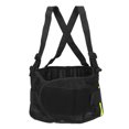 thumbnail image 2 of Adjustable Reinforced Waist Belt Breathable Lumbar Protection Two Brace Band with Reflective StripXL, 2 of 8
