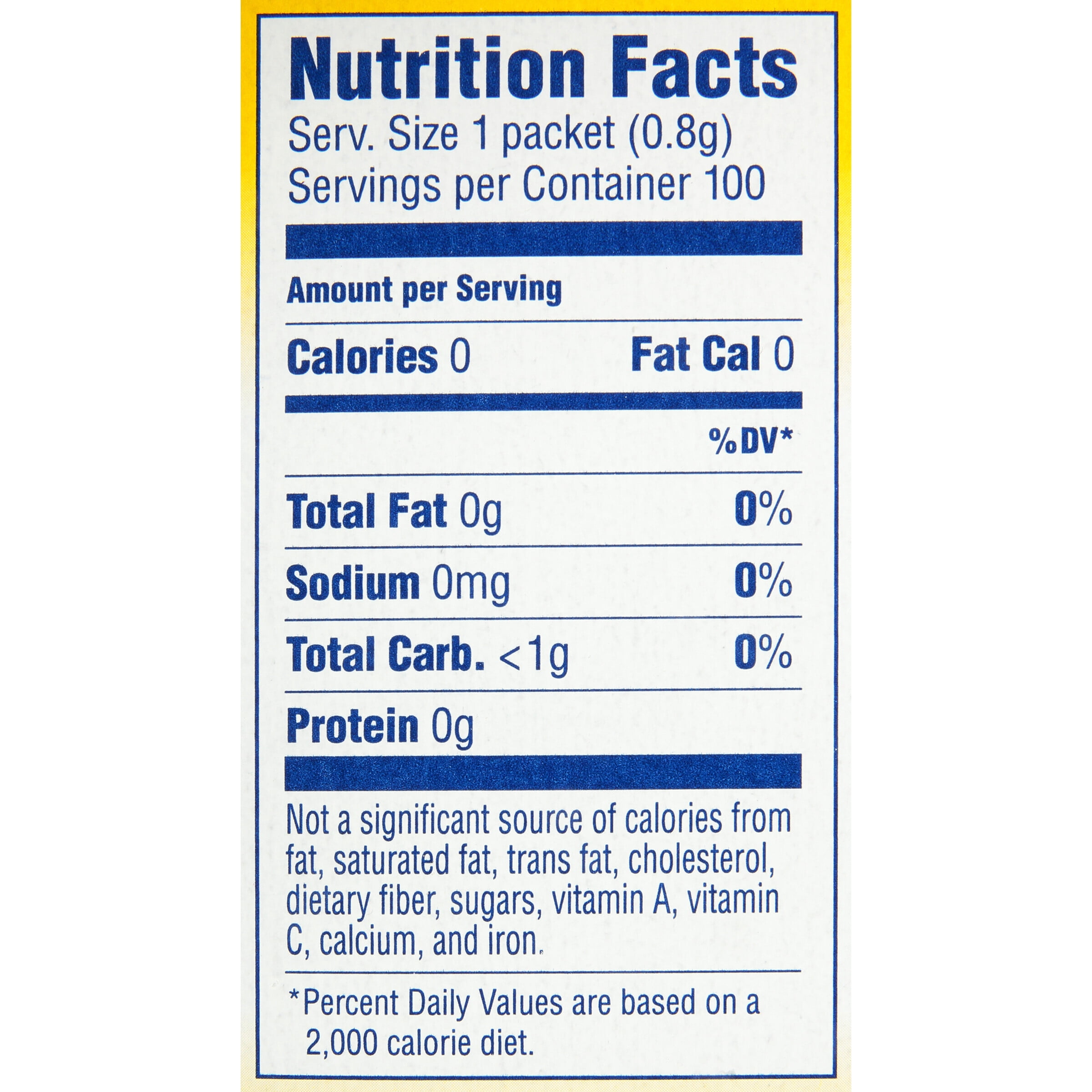 Sugar Twin® Sweetener 100 ct Packets