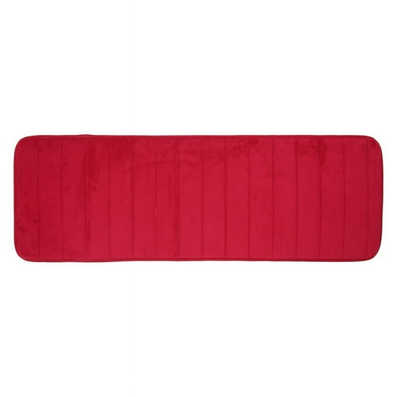 120x40cm Absorbent Nonslip Memory Foam Kitchen Bedroom Door Floor Mat Rug Carpet Date-red