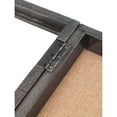 thumbnail image 6 of Large Shadow Box 16 x16, Hinged Shadow Boxes Display Cases with Door, Square Display Shadow Box Frame for Weddings Bouquet Flowers Keepsake - Weathered Black, 6 of 6
