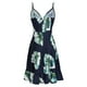 thumbnail image 4 of Vestido HUOGUO, sin mangas, cuello en V, estampado casual, para mujer, 4 of 5