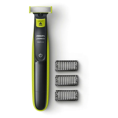 Philips Norelco OneBlade Hybrid Electric Trimmer and Shaver, (Best Electric Shaver For Black Hair)