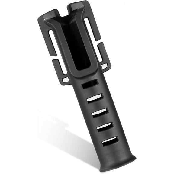 CATPAN Fishing Rod Holders, Portable Waist Belt Fishing Rod Holder, Portable Pole Inserter Fly Fishing Holders Rack Accessories, Lightweight and Durable (Black)