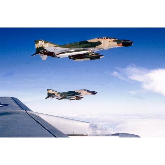 24x36 gallery poster, F-4 Phantom II over Vietnam, 435th Tactical Fighter Squadron