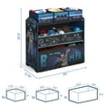 thumbnail image 6 of Batman 6 Bin Design and Store Toy Organizer by Delta Children, Greenguard Gold Certified, 6 of 13