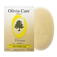 thumbnail image 2 of Olive Oil Verbena Bar Soap by Olivia Care - 100% Natural Ingredients, Organic, Vegan - For Face, Hands & Body. Cold-Pressed Triple -Milled. Hydrating, Moisturizing. Rich in Calcium & Vitamin, 2 of 3