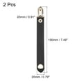thumbnail image 2 of Hat Clips for Travel, 2 Pack PU Leather Hat Clips for Women Hat Companion, Black, 2 of 6