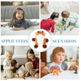 thumbnail image 3 of Mobutofu Animal Toy Giraffe Shape Plush Assorted Color 1Pcs, 3 of 5