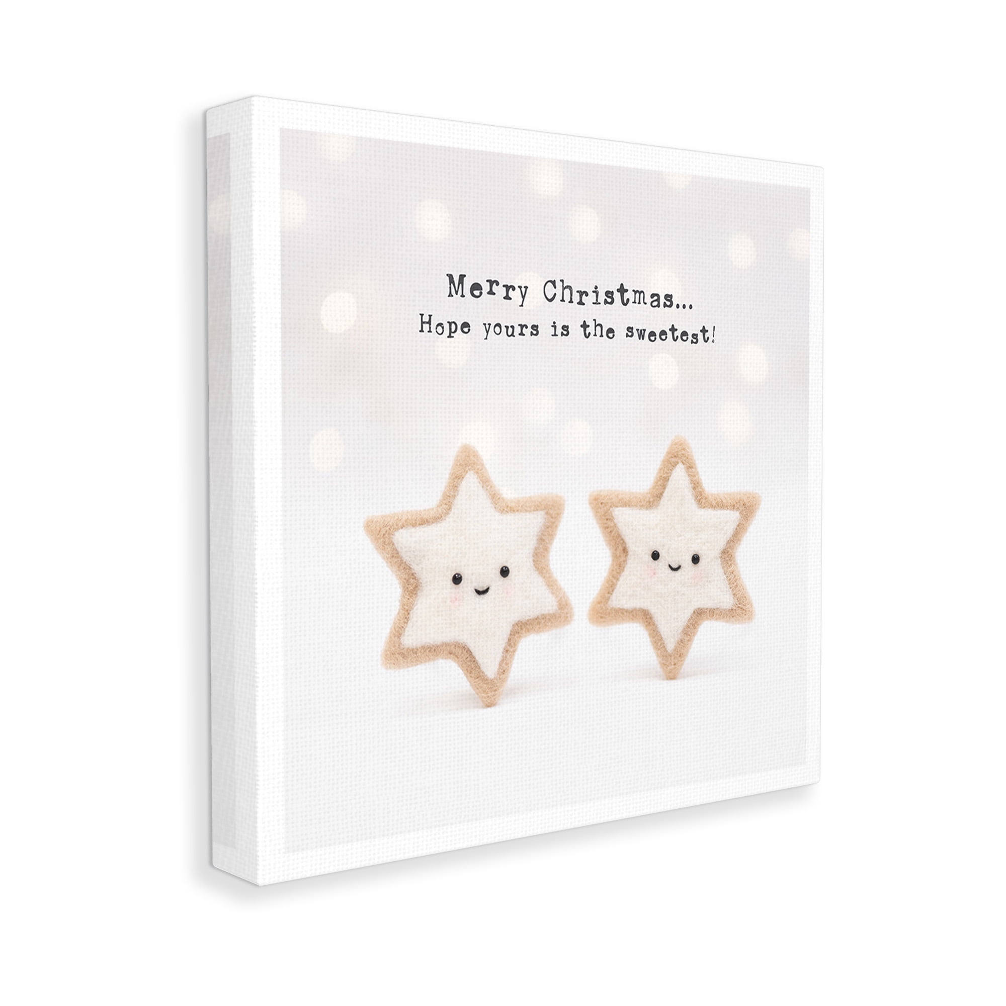 Stupell Industries Christmas Cookie Phrase Holiday Painting Gallery Wrapped Canvas Art Print Wall Art, 30 x 30