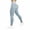Sky Blue, variant on Cargo Butt Lifting Leggings, High Waist Yoga Pants With Pockets, Workout Running Yoga Leggings For Women