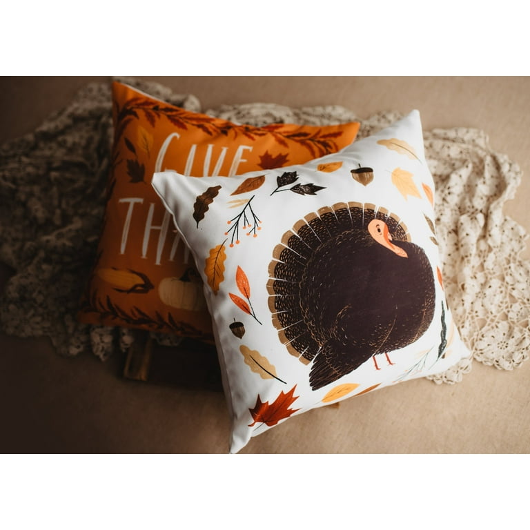 Primitive Pumpkin Decor Pillow Cover | Thanksgiving Décor | Farmhouse Pillows | Country Decor | Fall Throw Pillows | Cute Throw Pillows