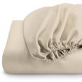 thumbnail image 2 of Fitted Sheet + Pillowcase Set, Microfiber, Wrinkle Resistant, King, Sand, 2 of 8
