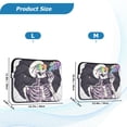 thumbnail image 4 of FORMRS 13-13.3 inch Laptop Sleeve Case Soft Carrying Quilted Computer Bag Cover, White Skeleton, 4 of 7