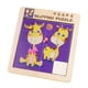 thumbnail image 4 of Rompecabezas de números y formas, rompecabezas de animales, rompecabezas de madera, tablero Jirafa, 4 of 9