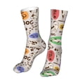 thumbnail image 6 of Salouo Dog Doing Yoga Pattern Fun Novelty Crew Socks,Casual Athletic Socks Neutral Socks, 6 of 7