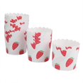 thumbnail image 6 of 125Pcs Disposable Cake Cup Muffin Cupcake Cup Liners for Wedding Birthday Party Decoration Bienvenido, 6 of 8