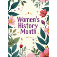 thumbnail image 4 of Floral Women's History Month Banner Celebration Feminine Design Backdrop Perfect for Events Photography Decor Decoration Party Supplies Background, 4 of 8