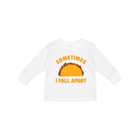 

Inktastic Tacos Fall Apart Gift Toddler Boy or Toddler Girl Long Sleeve T-Shirt