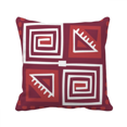 thumbnail image 1 of Red Wine Color Mexico Totems Ancient Civilization Throw Pillow Sleeping Sofa Cushion Cover, 1 of 3